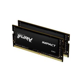 Kingston ValueRAM 64GB 3200MHz DDR4 CL20 SODIMM (Kit of 2) FURY Impact  - KF432S20IBK2 64
