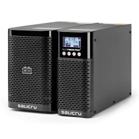 UPS Salicru SLC-700-TWIN PRO2 - BASE B1 + 1 EXTENSÃO - 700VA, On-Line DB - 71 Minutos (75% da Carga) - 699CA000002+1x699BW000001