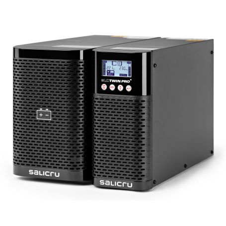 UPS Salicru SLC-700-TWIN PRO2 - BASE B1 + 1 EXTENSÃO - 700VA, On-Line DB - 71 Minutos (75% da Carga) - 699CA000002+1x699BW000001