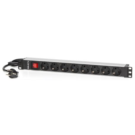 Unidade de Distribuição de Energia Salicru SPS 8F PDU SCH SCH - Entrada Schuko, Saída Schuko (8 Saídas) - 680CA000003