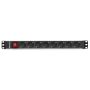 Unidade de Distribuição de Energia Salicru SPS 8F PDU SCH SCH - Entrada Schuko, Saída Schuko (8 Saídas) - 680CA000003