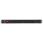 Unidade de Distribuição de Energia Salicru SPS 12F PDU C13 C14 - Entrada IEC C14, Saída IEC C13 (12 Saídas) - 680CA000002