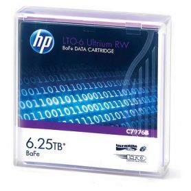HPE HP LTO6 Ultrium 6.25TB BaFe RW Data Tape - C7976B