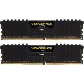 Corsair DDR4, 2400MHz 8GB 2 x 288 DIMM, Unbuffered, 16-16-16-39, Vengeance LPX Black Heat spreader - CMK8GX4M2A2400C16