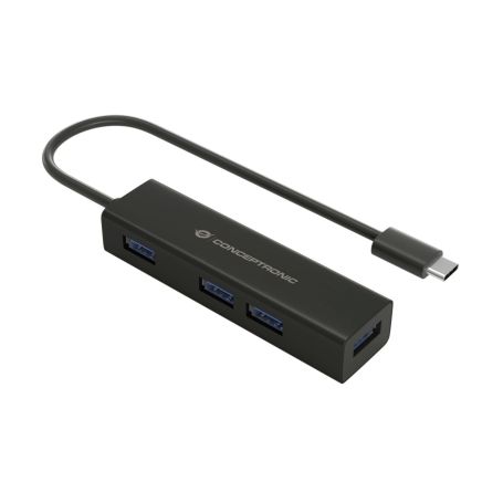 Conceptronic HUBBIES USB-C to 4-Port USB 3.0 Hub  - HUBBIES07B