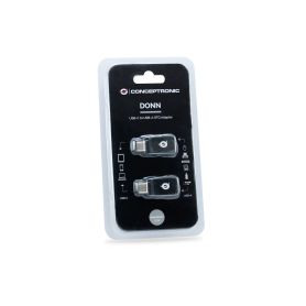 Conceptronic DONN USB-C to USB-A OTG Adapter 2-Pack  - DONN03G