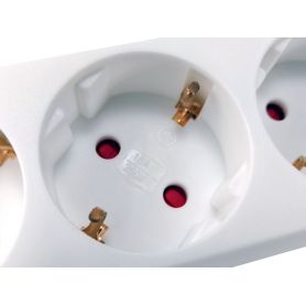 Equip 5-Outlet Power Strip with 2 x USB  - 245554