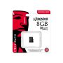 Kingston Micro SDHC 8GB Industrial C10 A1 pSLC Card Single Pack w o Adapter  - SDCIT2 8GBSP