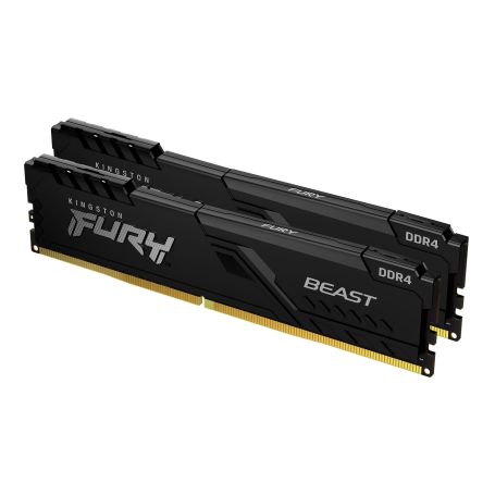 Kingston ValueRAM 32GB 3600MHZ DDR4 CL18 DIMM (KIT OF 2) FURY Beast Black  - KF436C18BBK2 32