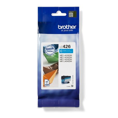 Brother Tinteiro Cião, Duração estimada até 1.500 páginas (segundo ISO IEC 24711)  - LC426C