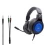 EWENT Headset Gaming para PC e Consola, 1xjack 3.5mm + Cabo adaptador 2x3.5mm - PL3322