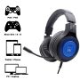 EWENT Headset Gaming para PC e Consola, 1xjack 3.5mm + Cabo adaptador 2x3.5mm - PL3322