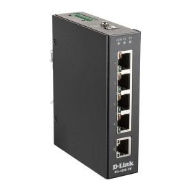 D-link 5 Port Unmanaged Switch with 5 x 10/100 BaseT(X) ports - DIS-100E-5W