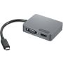 Lenovo USB-C Travel Hub Gen 2 4-IN-1 HDMI+VGA+USB+RJ45 - GX91A34575