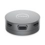 Dell Mobile Adapter DA310 - Estação de engate - USB-C - VGA, HDMI, DP, USB-C - GigE