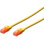 EWENT Cabo de rede Cat.6 U UTP 3.0m amarelo - IM1023