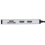 Targus Universal USB-C Dual HDMI 4K Dock w 100 W PD Pass-Thru - For MST enabled devices  - DOCK423EU