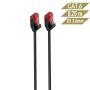 EWENT Cabo de rede Cat.6 U UTP Slim 1.5m preto - IM1045