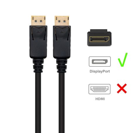 CABO DISPLAY PORT M M V1.2 4K 60Hz EWENT EC1410 1m