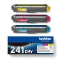 Brother Pack 3 toners  (C   M   Y), Duração estimada 1.400 págs. cada cor segundo ISO IEC 19798  - TN241CMY