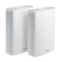 Asus ZenWiFi AX Hybrid (XP4) (2pk White) - AX1800 Dual-band Powerline Hybrid Mesh WiFi 6 System  - 90IG05T0-BM9110