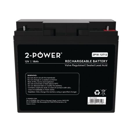 Battery UPS Lead acid - 2-Power 12V 18Ah VRLA Battery 2P18-12