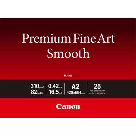 Canon FA-SM2 A2 25 - Premium FineArt Smooth A2 25 sheets  - 1711C016