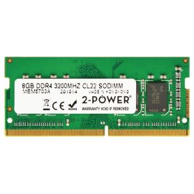 Memory soDIMM 2-Power - 8GB DDR4 3200MHz CL22 SODIMM 2P-KVR32S22S6 8