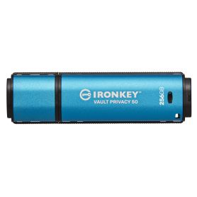 Kingston 256GB IronKey Vault Privacy 50 AES-256 Encrypted, FIPS 197 - IKVP50 256GB