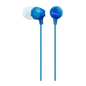 Sony MDR-EX15APLI - Auriculares In-ear com micro, Diafragma em neodímio de 9mm, Resposta em Frequência 8-22 000 Hz - Cor Azul.