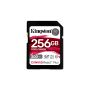 Kingston SDXC Card 256GB Canvas React Plus UHS-II 300R 260W U3 V90 for Full HD 4K 8K - SDR2 256GB