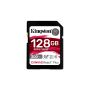 Kingston SDXC Card 128GB Canvas React Plus UHS-II 300R 260W U3 V90 for Full HD 4K 8K - SDR2 128GB