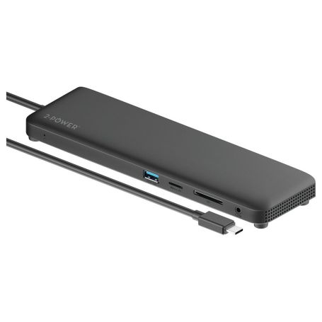 Laptop Docking station 2-Power - Type-C USB 3.1 Triple Display 4K Dock DOC0118A