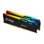 Kingston ValueRAM 16GB 5200MT S DDR5 CL40 DIMM (KIT OF 2) FURY BEAST RGB - KF552C40BBAK2-16