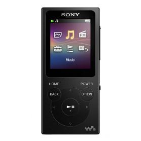 Sony NW-E394B Preto - Leitor MP4 WALKMAN 8GB, visor LCD de 4,5 cm, até 35 horas de duração da bateria -