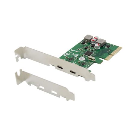 Conceptronic EMRICK 2-Port USB 3.2 Gen 2 Type-C PCIe Card, self-powered - EMRICK08G