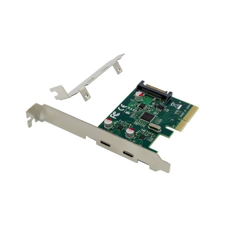 Conceptronic EMRICK 2-Port USB 3.2 Gen 2 Type-C PCIe Card - EMRICK07G