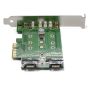 ADAP.PCIe 2xM.2 SATA+1x NVMe STARTECH PEXM2SAT32N1