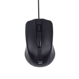 EWENT Optical mouse USB2.0 1000dpi, black - EW3300