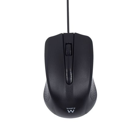 EWENT Optical mouse USB2.0 1000dpi, black - EW3300