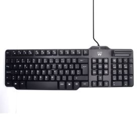 EWENT USB keyboard with Smart Card Reader Qwerty (PT) layout - EW3253