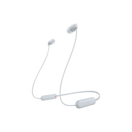 WIC-100W - Auriculares In Ear Bluetooth. O cabo assenta confortavelmente à volta do pescoço. Até 25h de autonomia - WI-C100W
