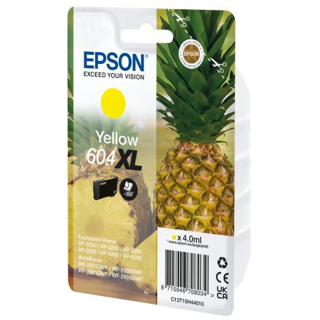 Epson Singlepack Yellow 604XL Ink - C13T10H44020