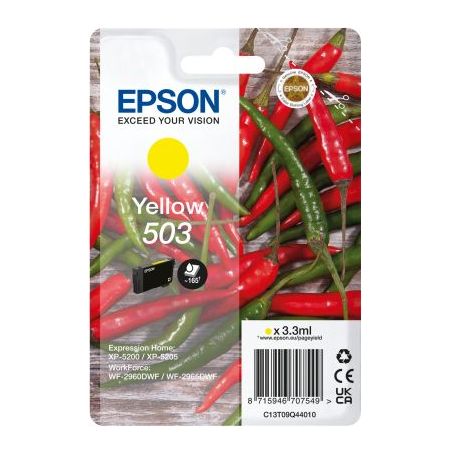 Epson Singlepack Yellow 503 Ink - C13T09Q44020