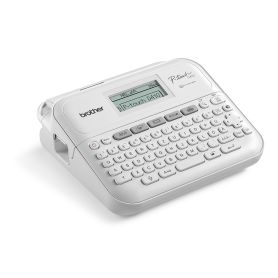 Brother PTD410 - Rotuladora eletrónica de secretária com conexão a PC, Larguras de fita 3,5   6   9   12   18 mm