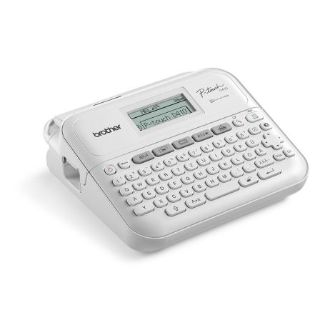 Brother PTD410 - Rotuladora eletrónica de secretária com conexão a PC, Larguras de fita 3,5   6   9   12   18 mm