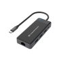 Conceptronic DONN 7-in-1 Docking Station USB 3.2 Gen 1, HDMI x 2, USB 3.0 x 3, GbE, 100W USB PD - DONN14G