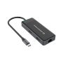 Conceptronic DONN 7-in-1 Docking Station USB 3.2 Gen 1, HDMI x 2, USB 3.0 x 3, GbE, 100W USB PD - DONN14G