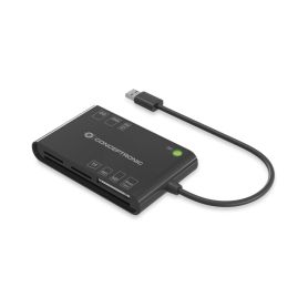 Conceptronic Leitor de cartões BIAN 7-em-1 USB 2.0 - Smart Card, SIM, SD SDHC SDXC, Micro SD T-Flash, MMC, MS, M2 - BIAN01B