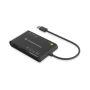 Conceptronic Leitor de cartões BIAN 7-em-1 USB 2.0 - Smart Card, SIM, SD SDHC SDXC, Micro SD T-Flash, MMC, MS, M2 - BIAN01B
